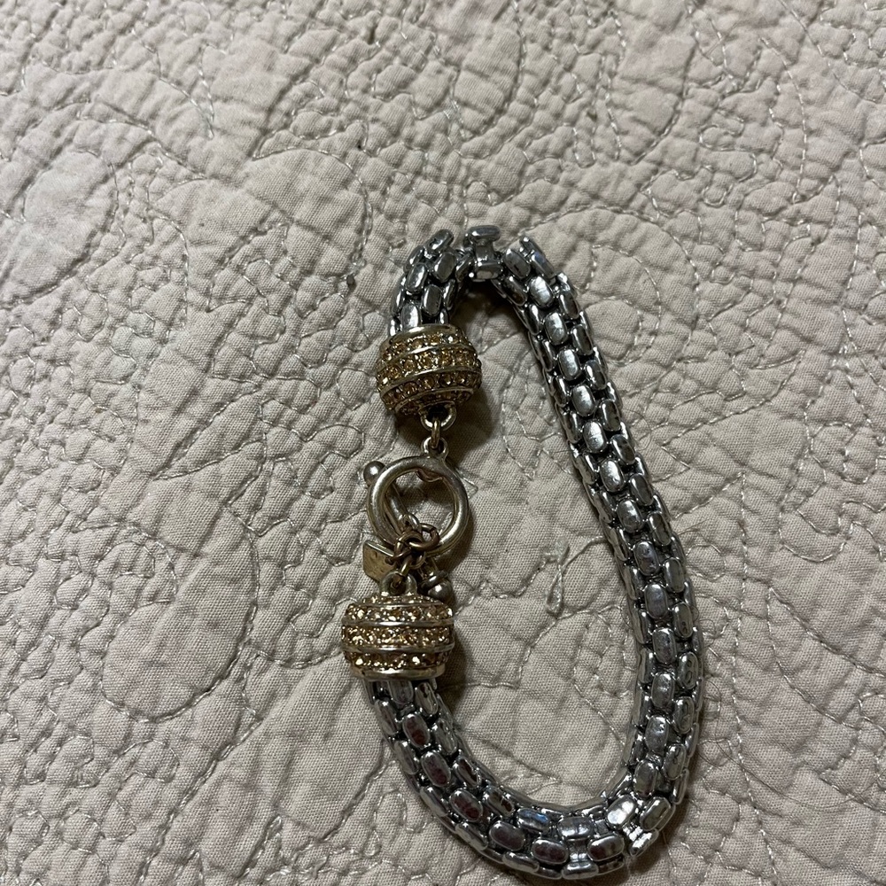 Bannana republic Elegant Silver and Gold Bracelet